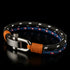 maritimes nautisches unisex armband segeltau schaekel uniqal